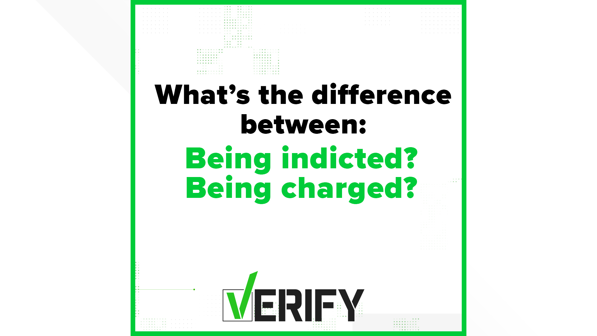As more and more high-profile cases are announced, it's important to know the difference in their results. Our Verify team is here to clarify.
