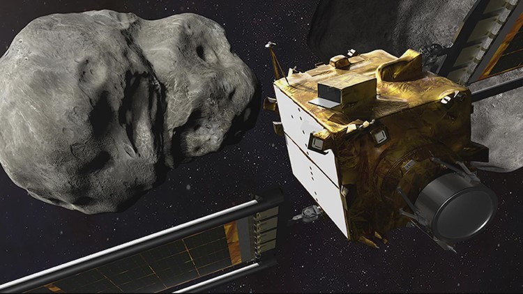 Galactic grand slam: NASA spacecraft crashes into  asteroid head-on at 14,000 mph