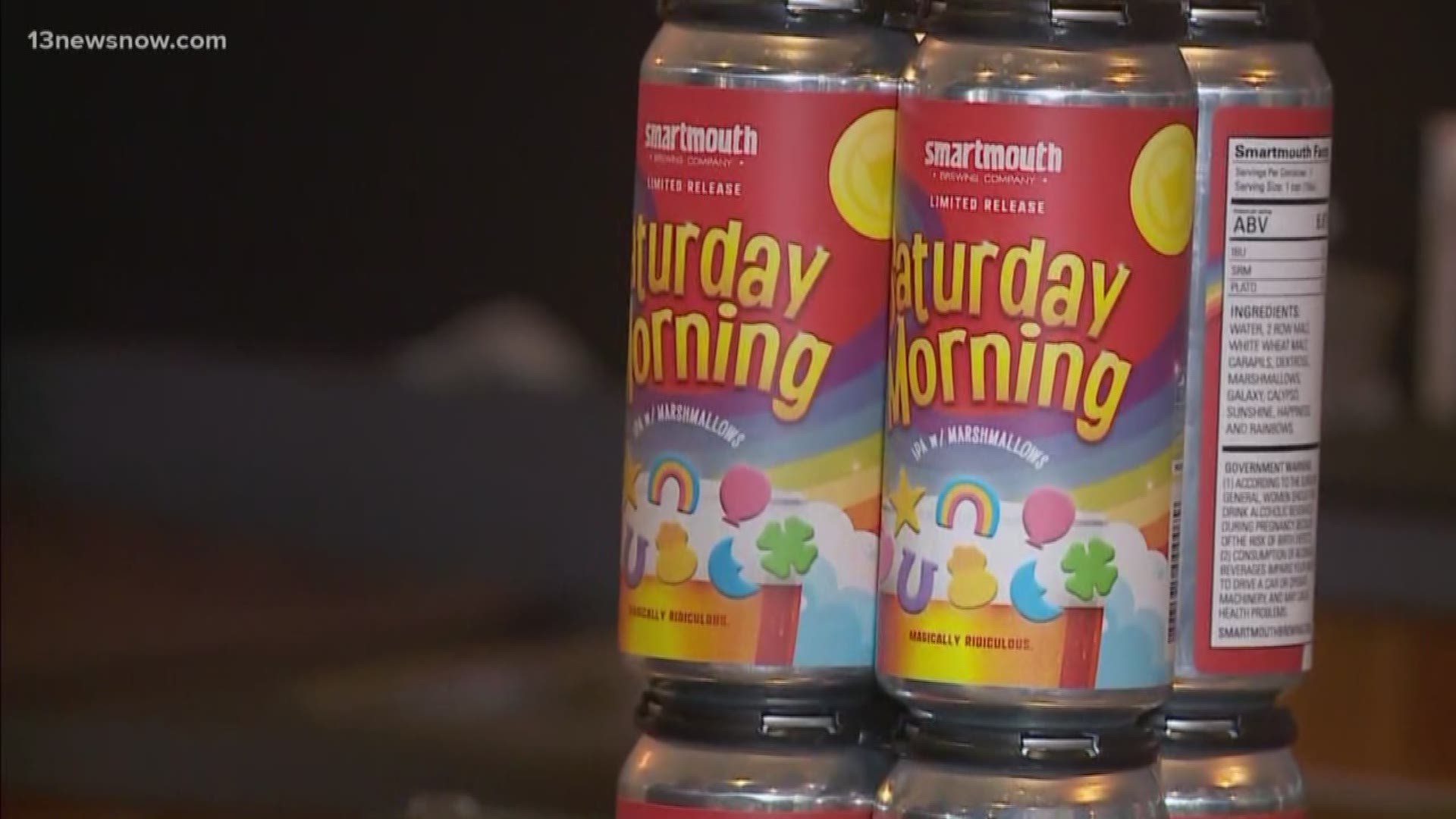 Smartmouth Brewing Company creates Lucky Charms-inspired beer -- it's an IPA and called "Saturday Morning."