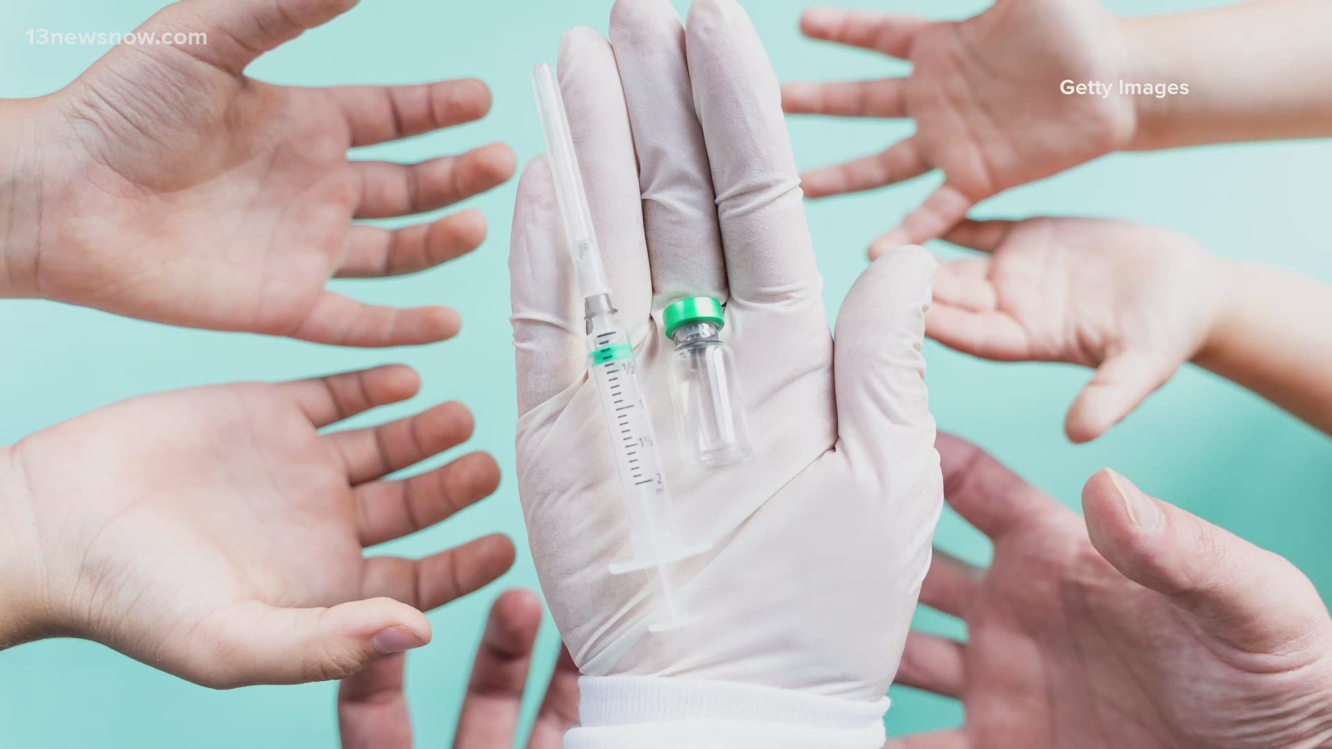 Chesapeake health officials said the city doesn't receive enough vaccines week-to-week to put on a big vaccination event.