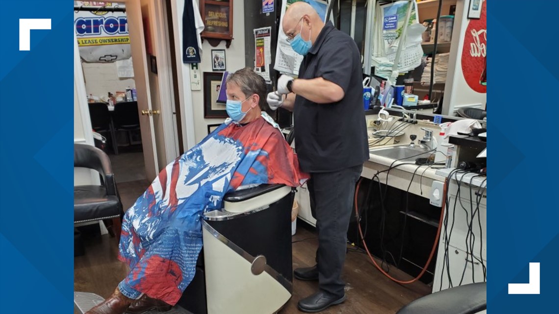 Coronavirus in Georgia | Brian Kemp gets haircut at ...