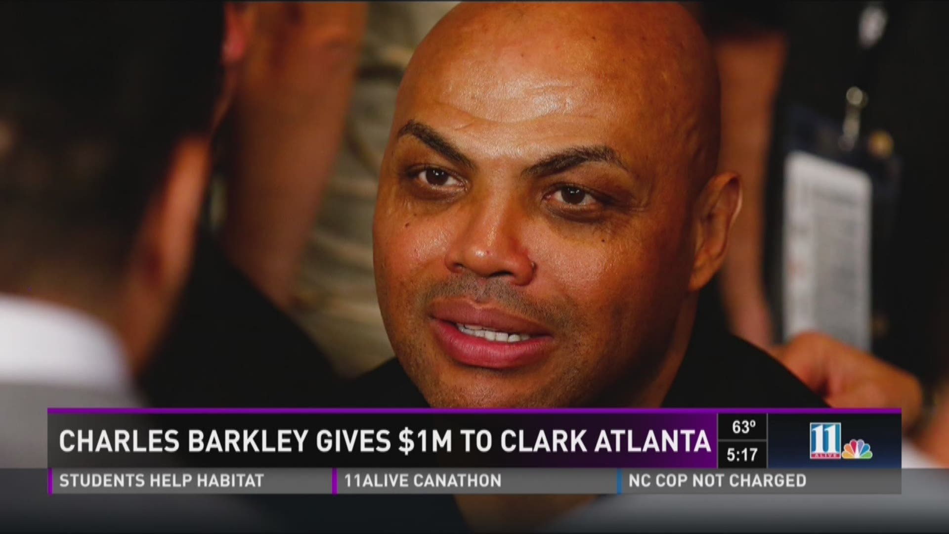 Charles Barkley gives $1M to Clark Atlanta