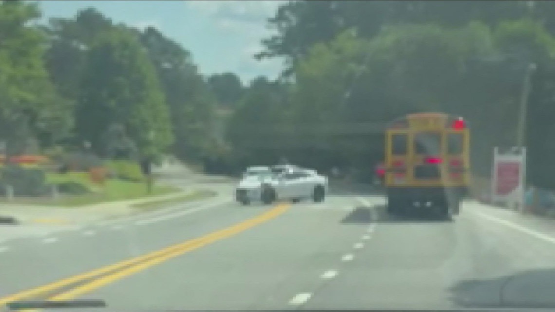 Waymo car recorded illegally passing school bus