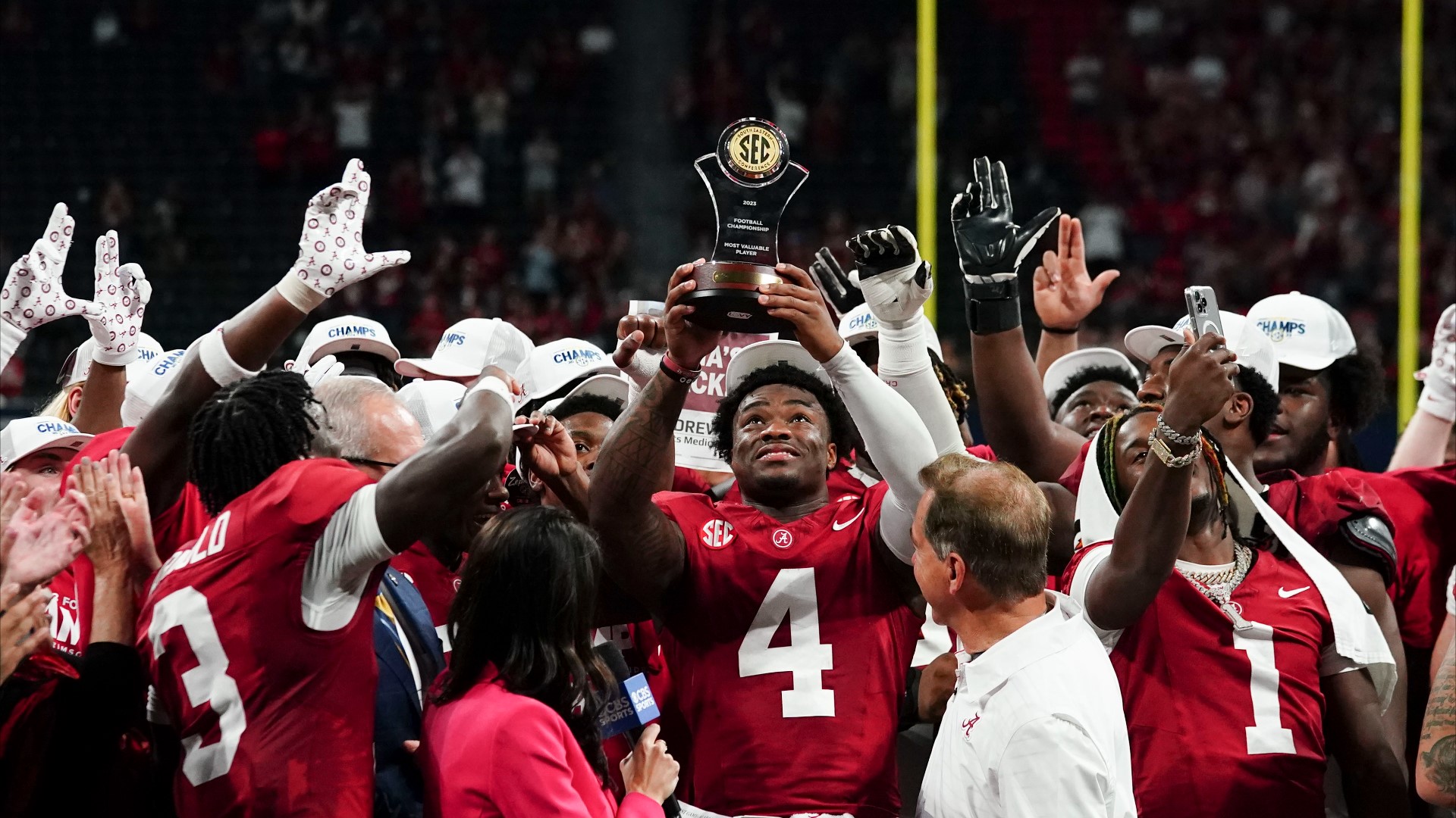 Alabama beats in SEC title What is their playoff future