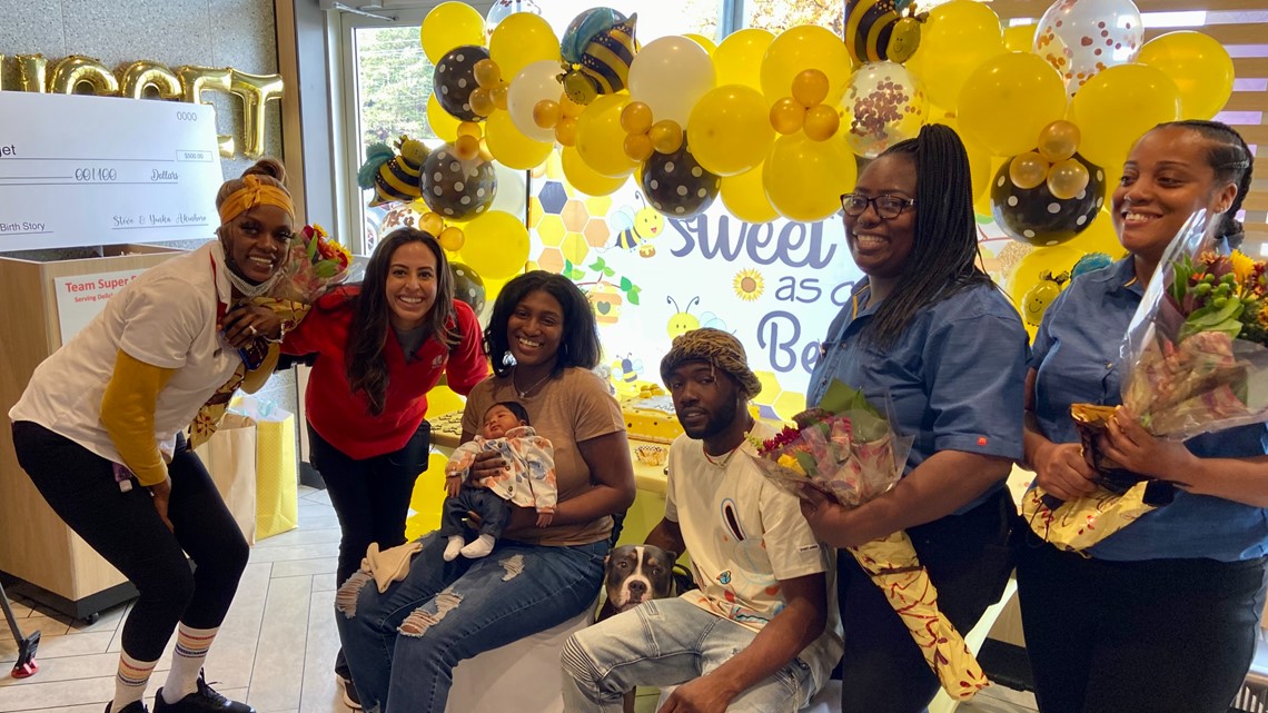Baby shower for "Little Nugget" delivered in McDonald's bathroom - Vimarsana News